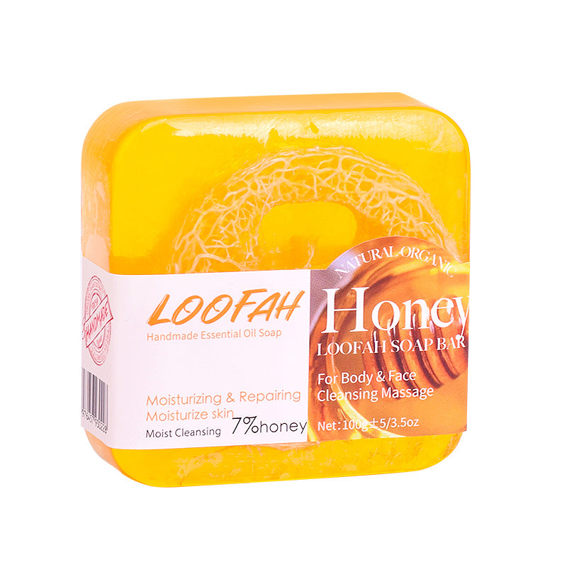Honey Luffa Soap Bar - 100g