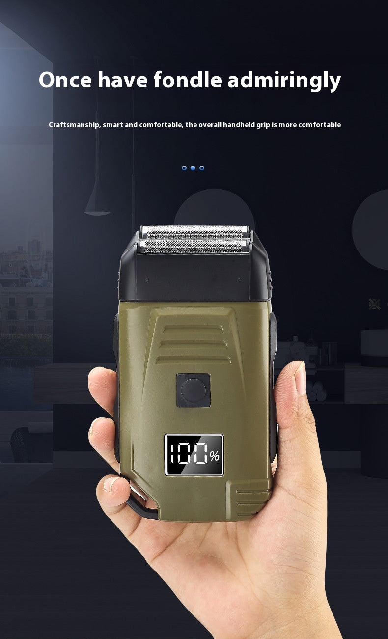 Reciprocating Electric Shaver Head - Army Green