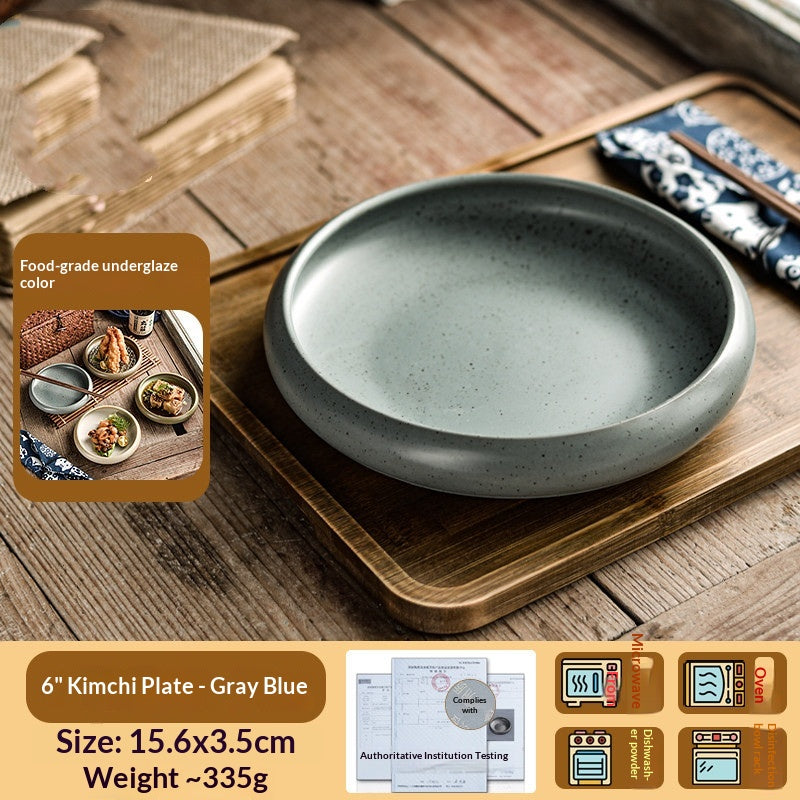Ceramic Serving Plate for Kimchi and Cold Dishes - Exquisite Dinnerware