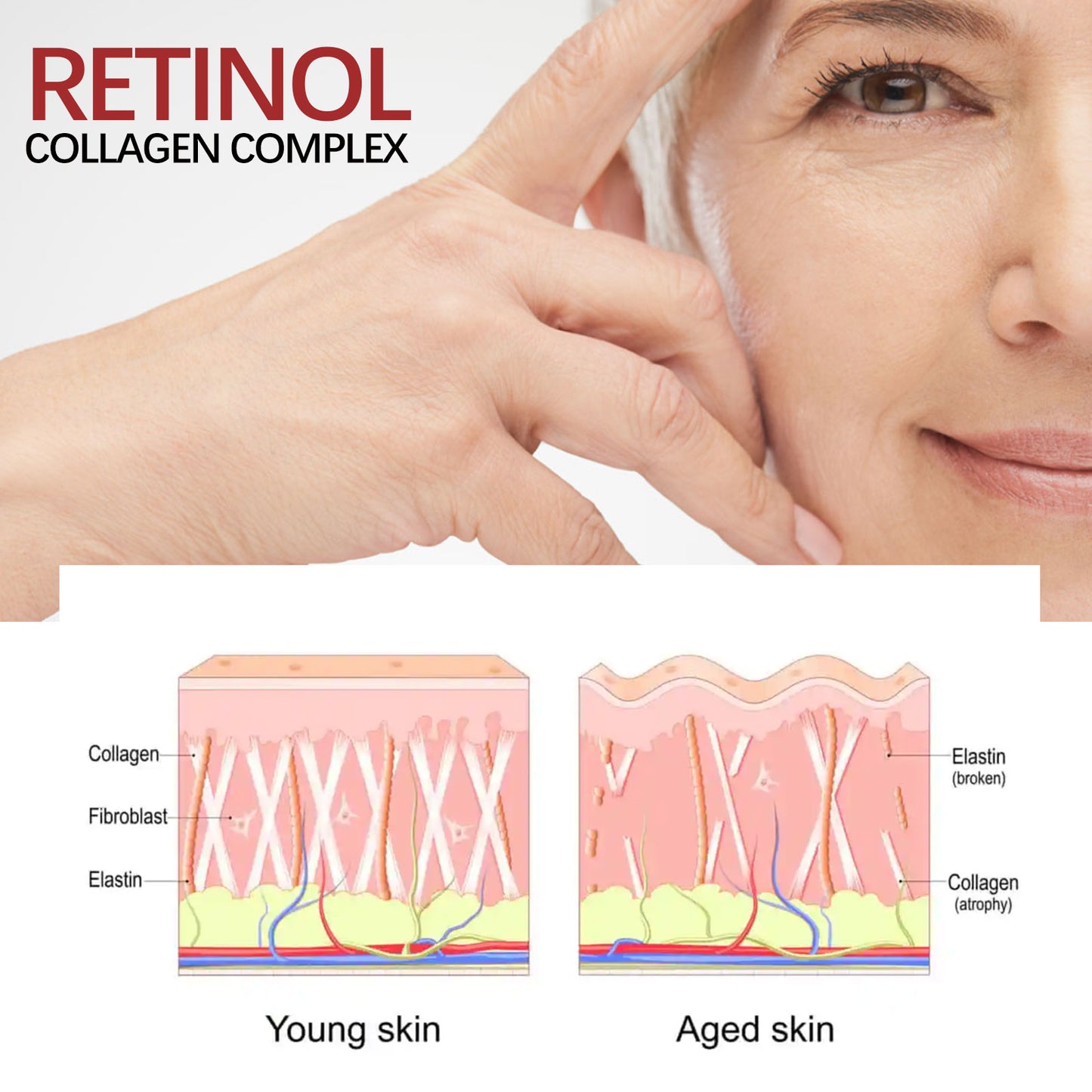 Retinol Collagen Complex Anti-Aging Face Lotion - Firming & Hydrating