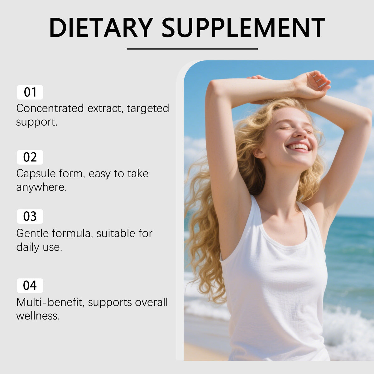 Herbal Dietary Supplement with Ashwagandha, Maca & Saffron - 60 Gummies