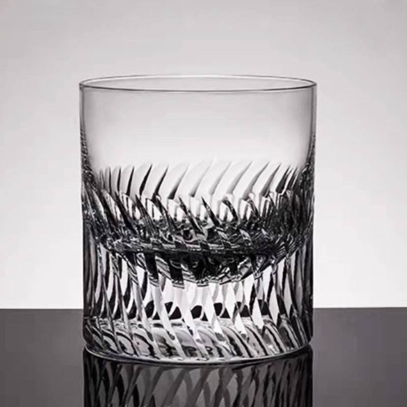 Wine Knot Handmade Carved Crystal Glass Drinkware - Multiple Variants