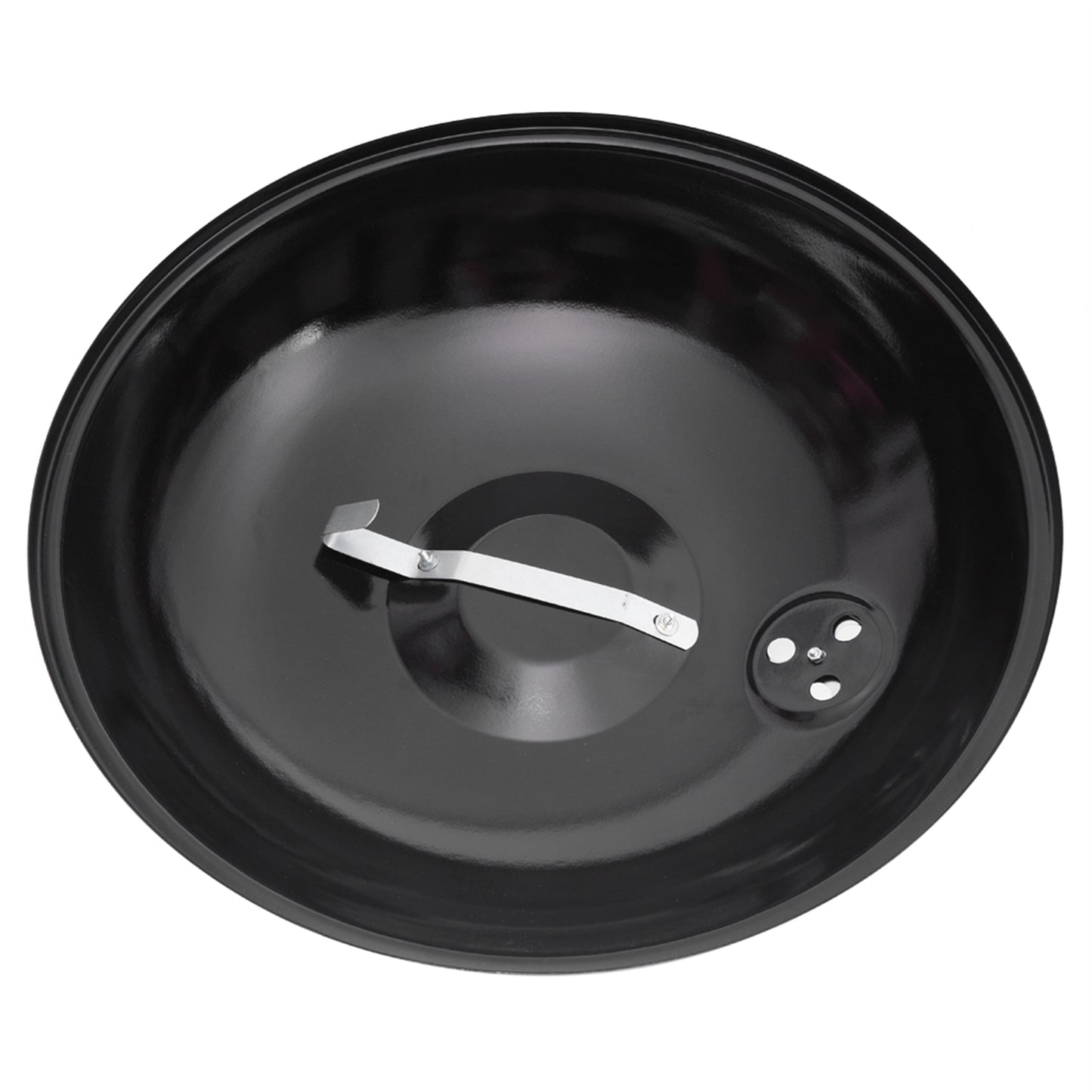 18-Inch Charcoal Grill with Spherical Design - Black