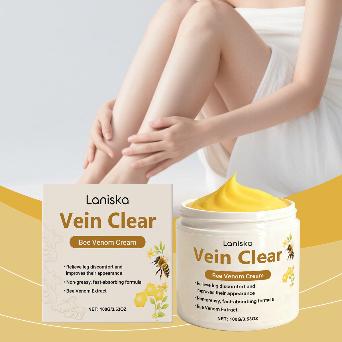 Leg Soothing Cream with Bee Venom – 100g
