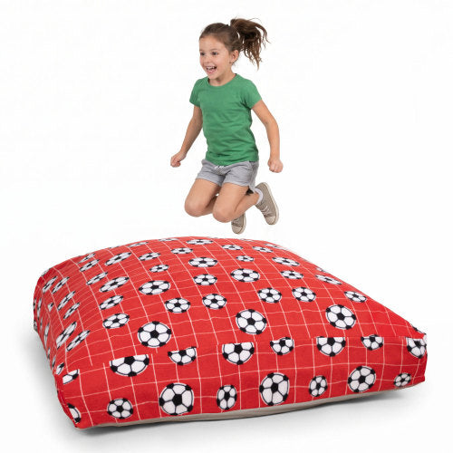 Sensory Crash Pad for Kids & Adults - Removable, Washable, Foam Blocks, Non-Slip, 60" x 60"