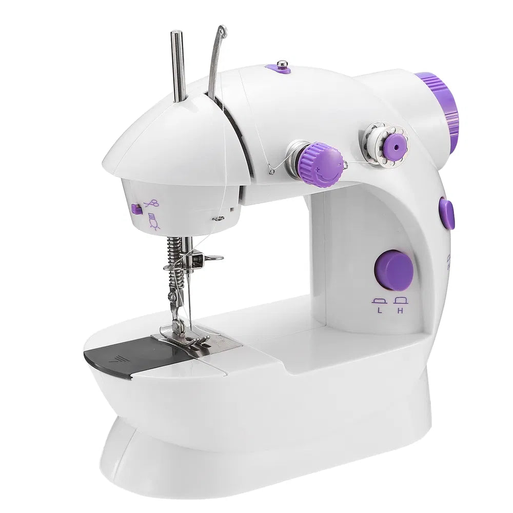 Portable Electric Sewing Machine with Foot Pedal & LED Light