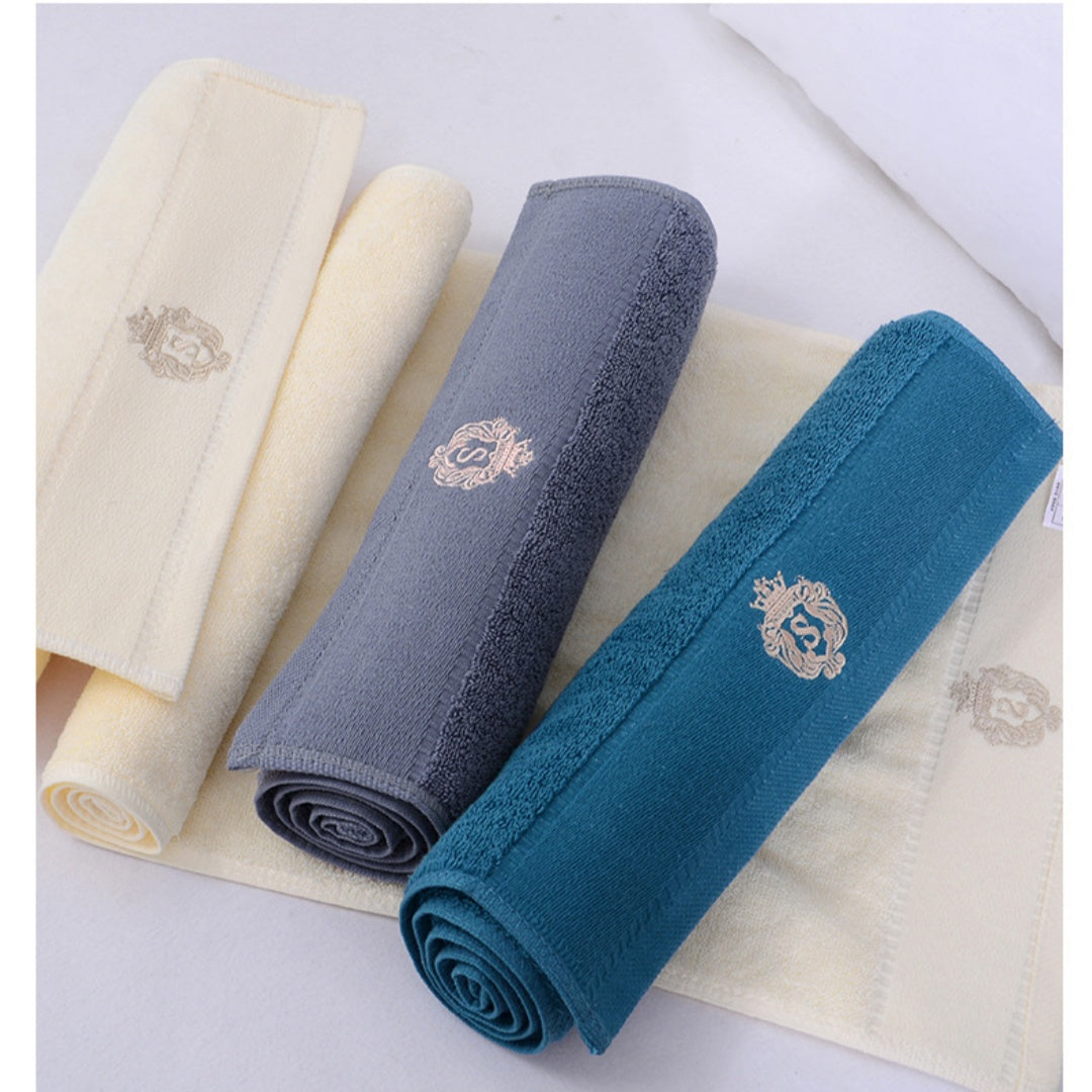 Thickened Cotton Absorbent Household Towels - Multi-Color, 34x74cm