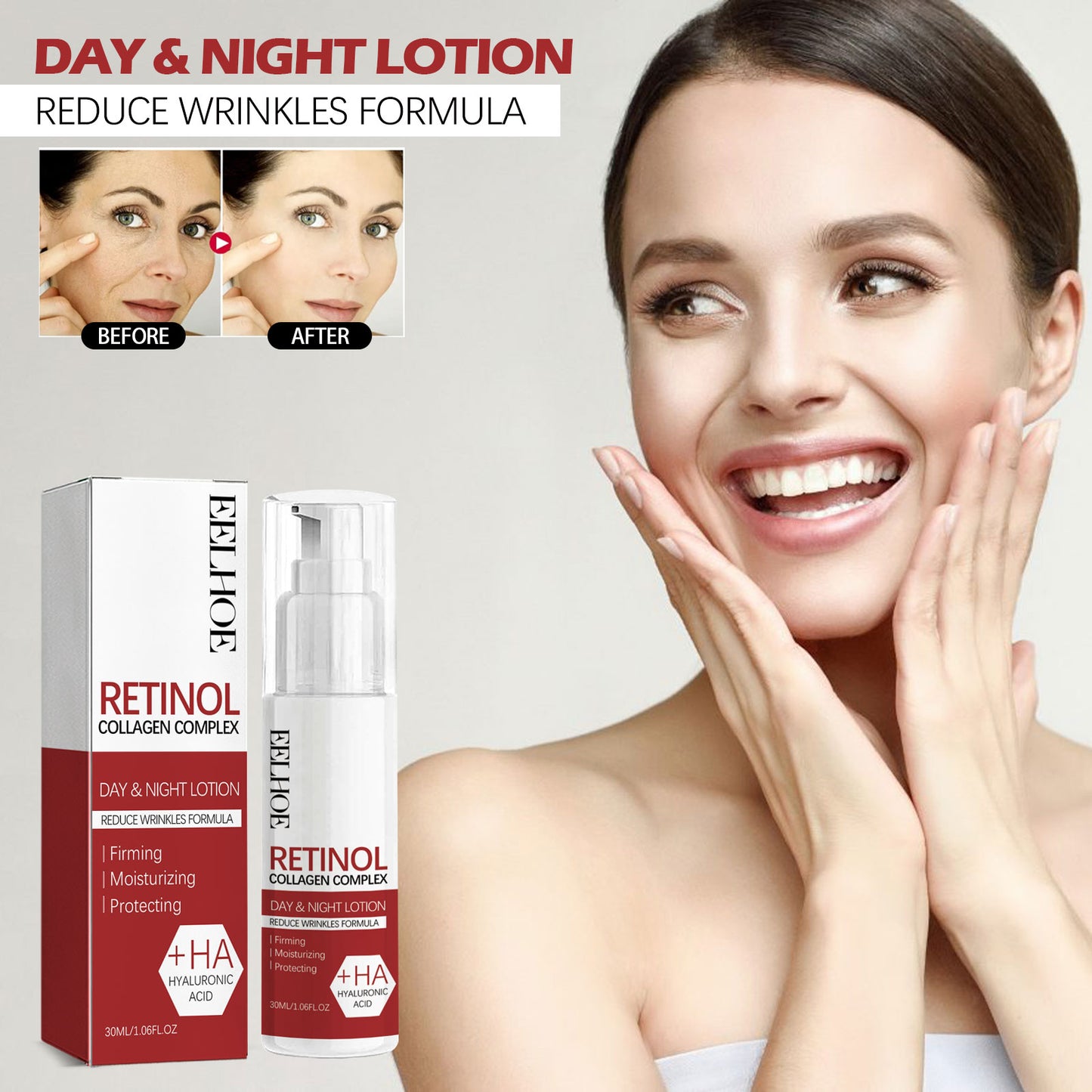 Retinol Collagen Complex Anti-Aging Face Lotion - Firming & Hydrating