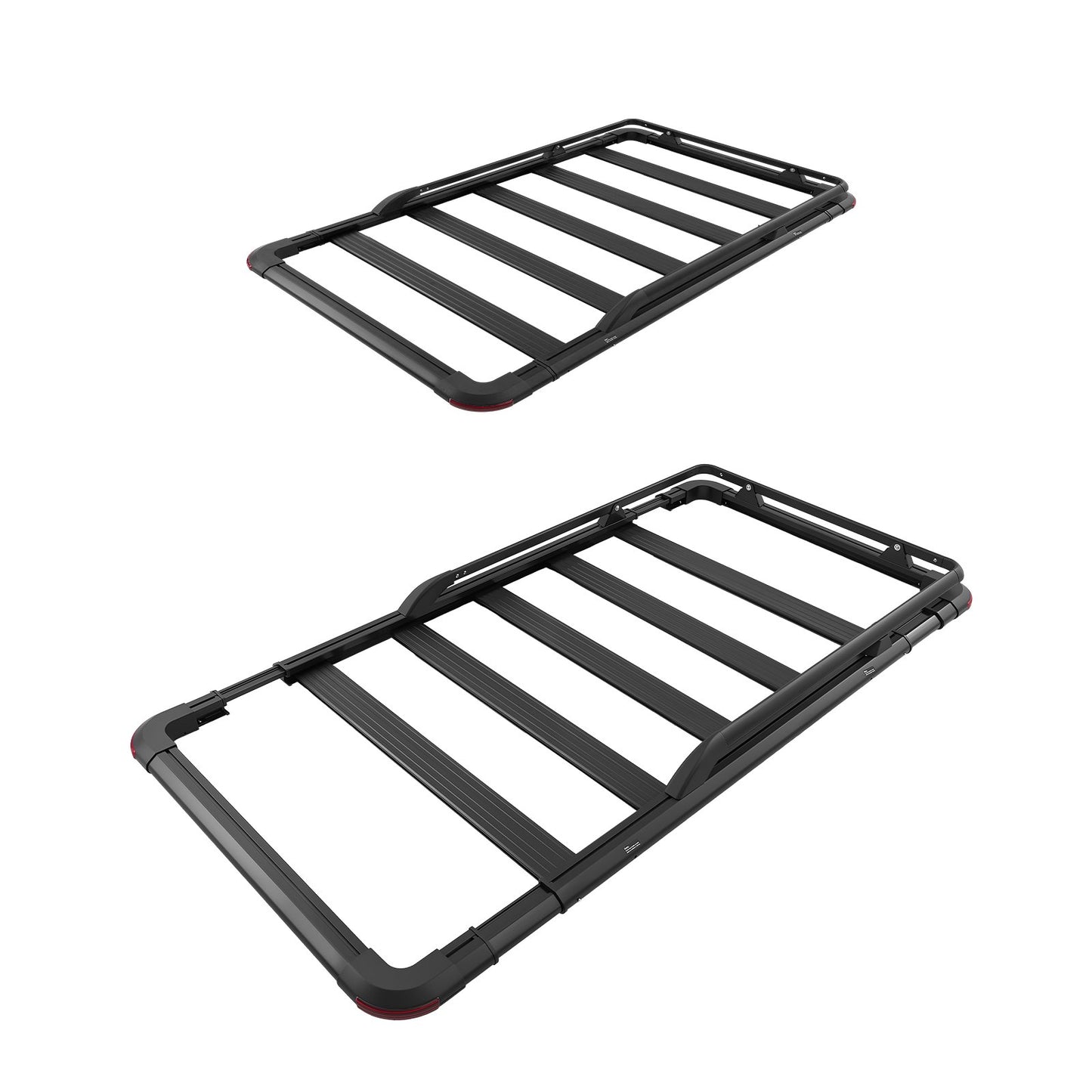 Heavy Duty Roof Rack Cargo Basket 64x39x4.53 Inches With Extension - All-Weather Vehicle Carrier, 200 Lb Capacity