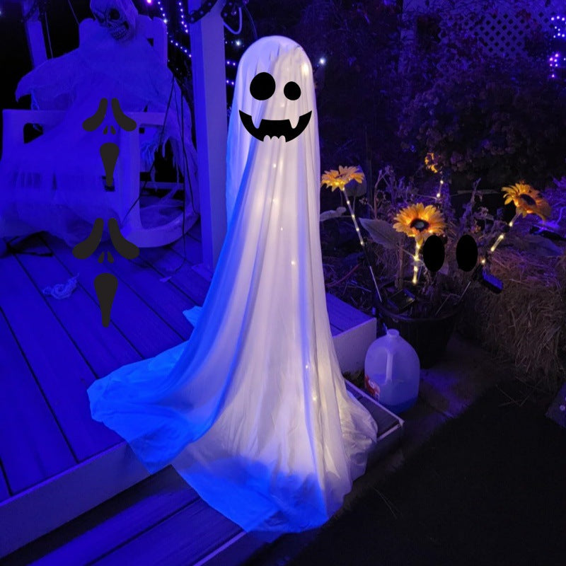 Halloween Ghost Decorations for Front Porch - Large & Small Sizes, Spooky & Cute Styles