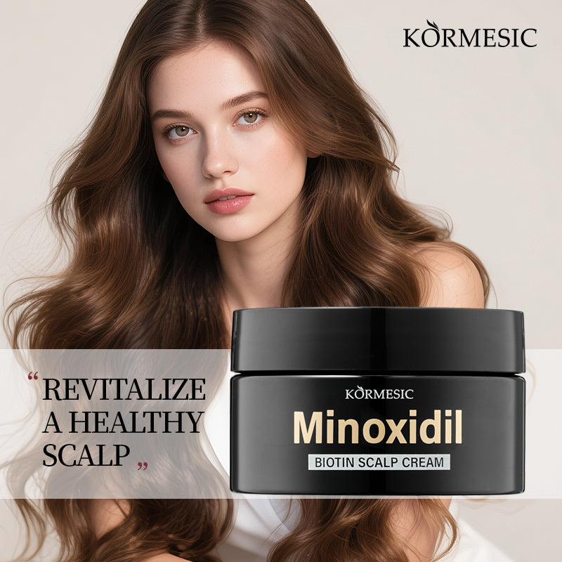 Minoxidil & Biotin Scalp Massage Cream - 100g for Hair Growth & Nourishment