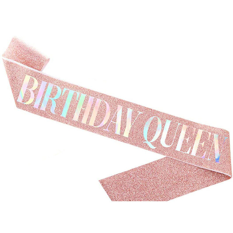 Party Crown Belt Set for Birthday Celebration - Multiple Styles