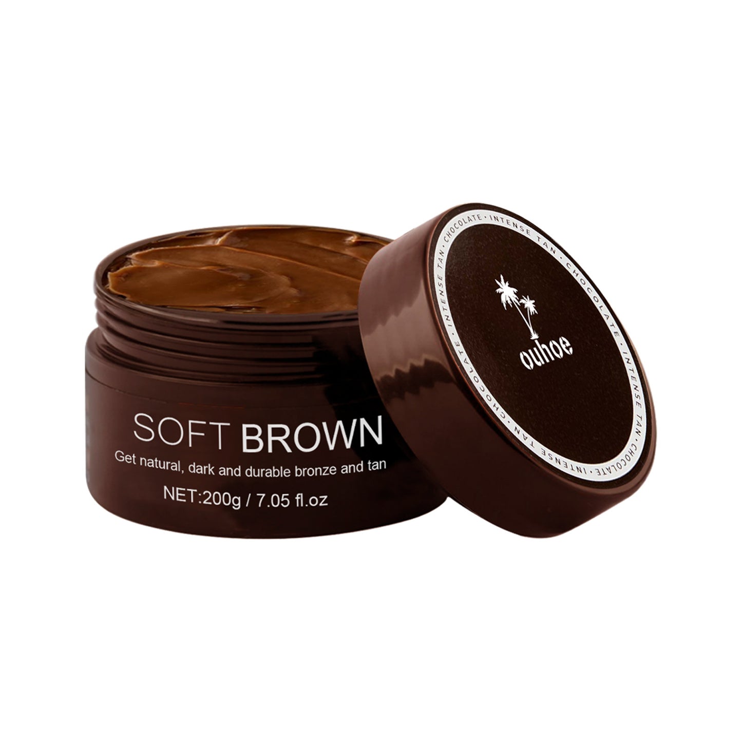 Soft Brown Moisturizing Tanning Cream - Natural Radiant Tan Lotion 200g