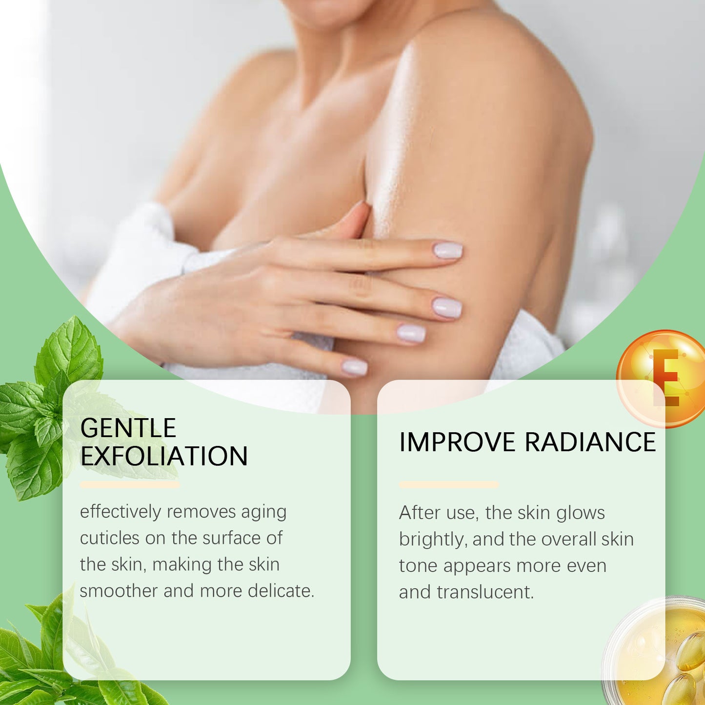 Matcha Sea Salt Body Scrub - Exfoliating & Moisturizing Skin Treatment