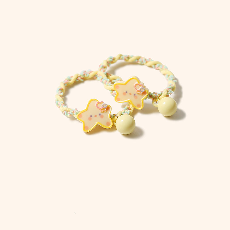 Cartoon Hair Band Elastic Hair Rope - Cute XINGX