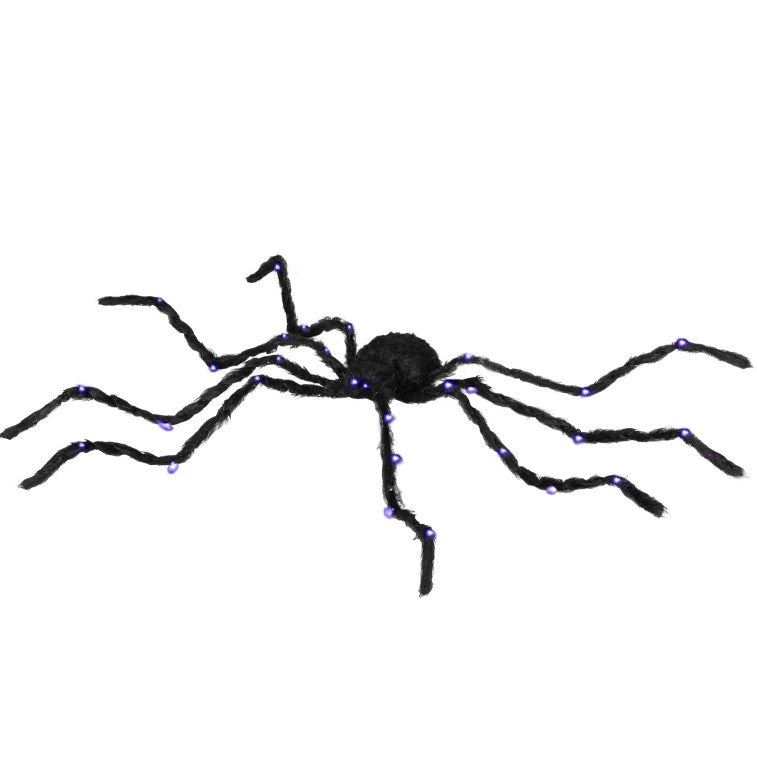 Light-Up Oversized Spider Halloween Yard Decor - Bendable Legs