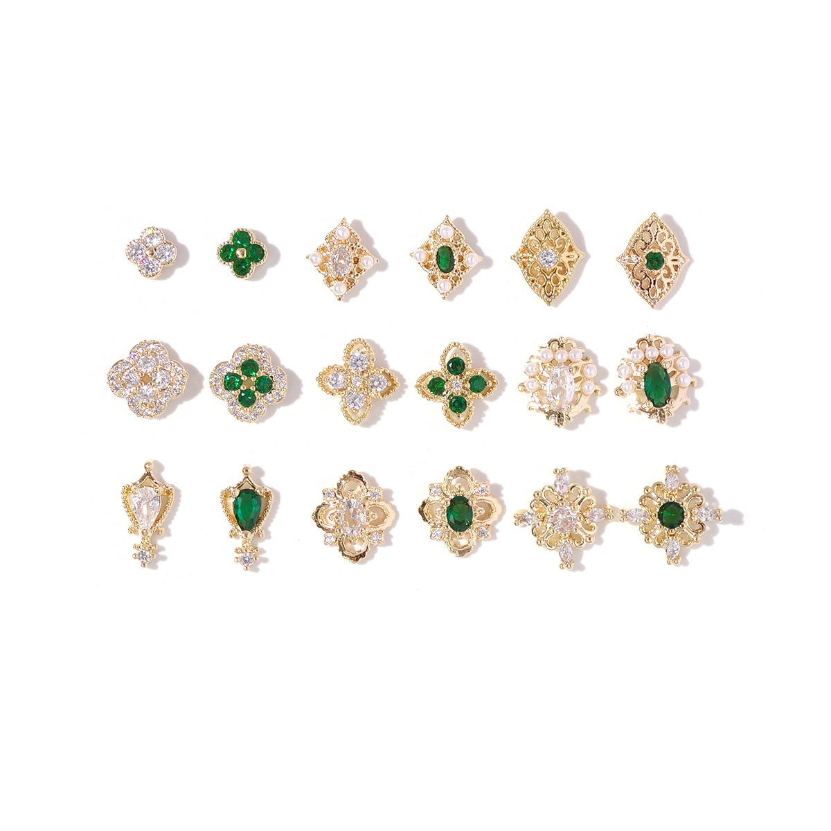 Wearable Nail Rhinestones for Manicure Decorations - Multiple Styles
