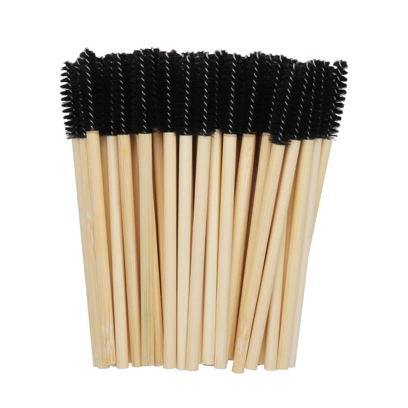Disposable Eyelash Brush Set - Mini Nylon Makeup Tool for Lash Care, 50 Pack