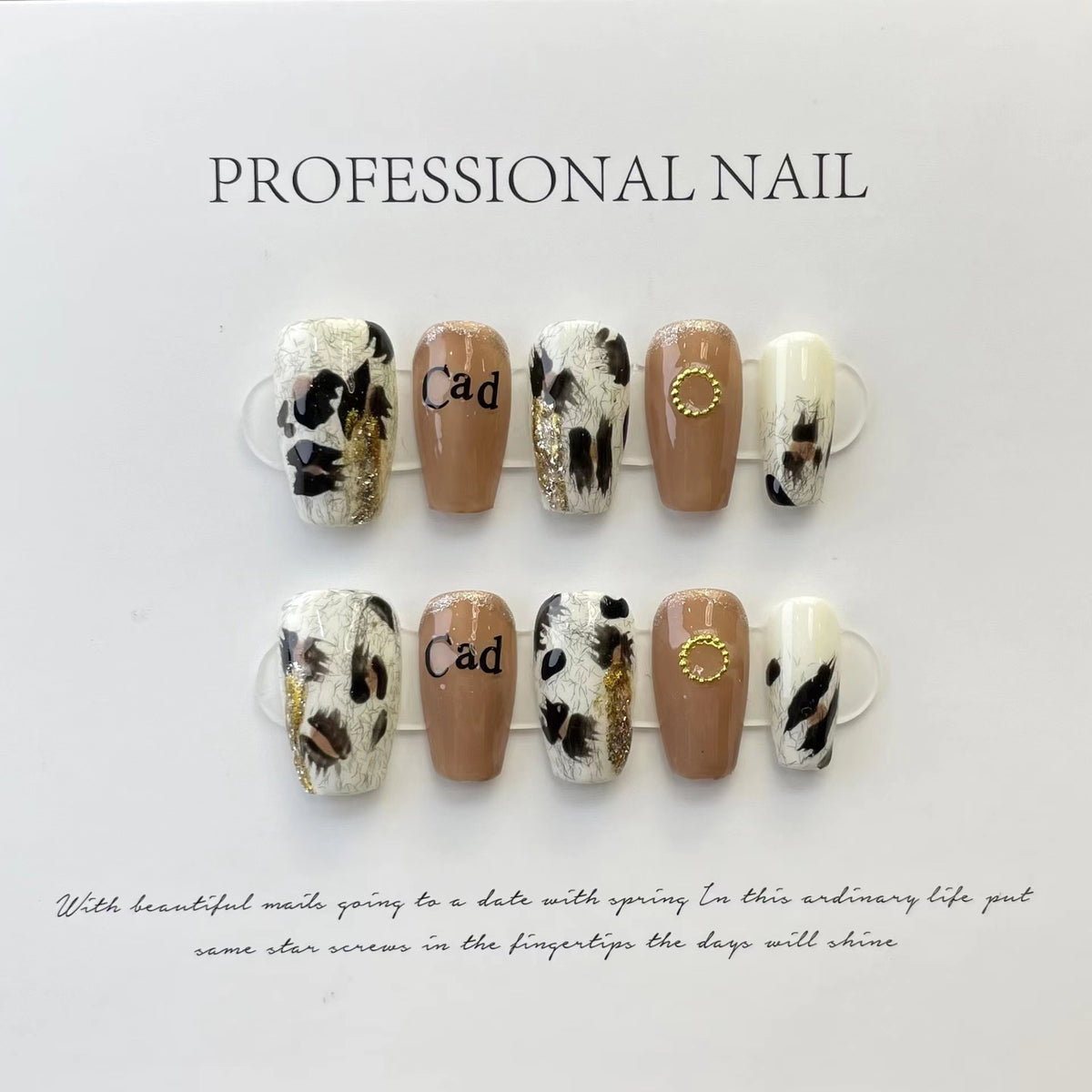 Press-On Nail Kit with Glue - Multiple Sizes & Designs