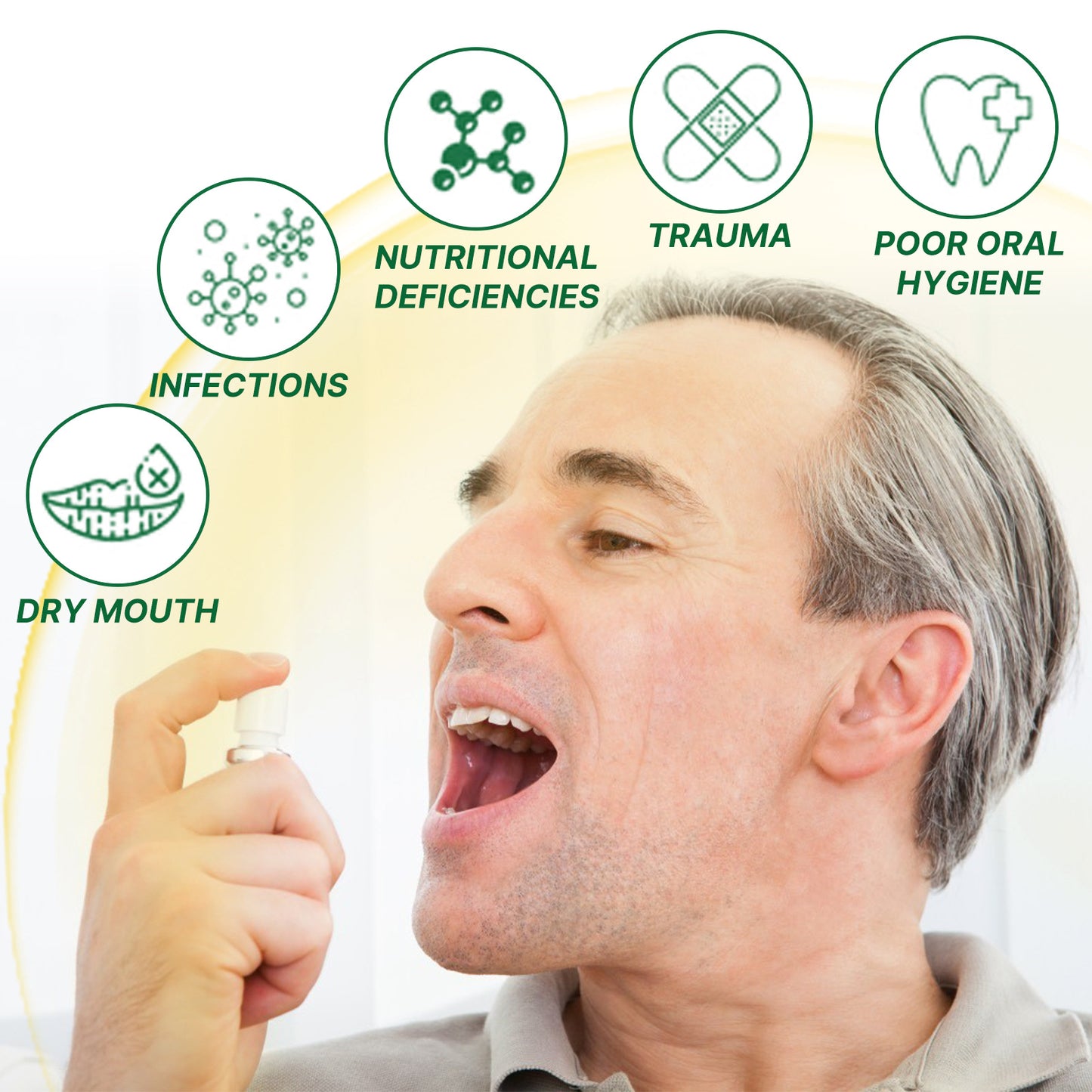 Tongue Repair Spray for Dry Mouth Relief and Oral Care