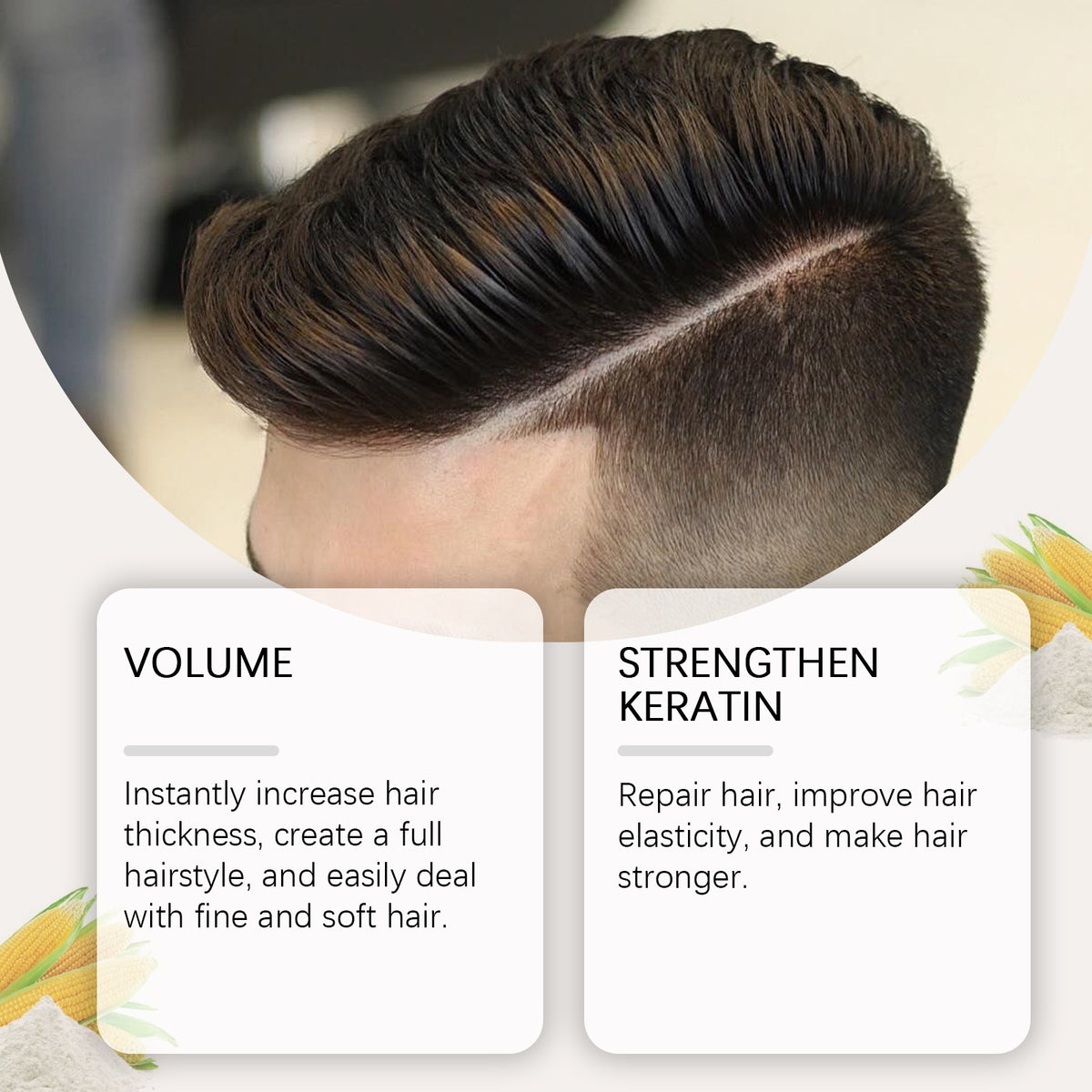 Hair Style Fluffy Quality Oil Control Refreshing Shaping Hairdressing