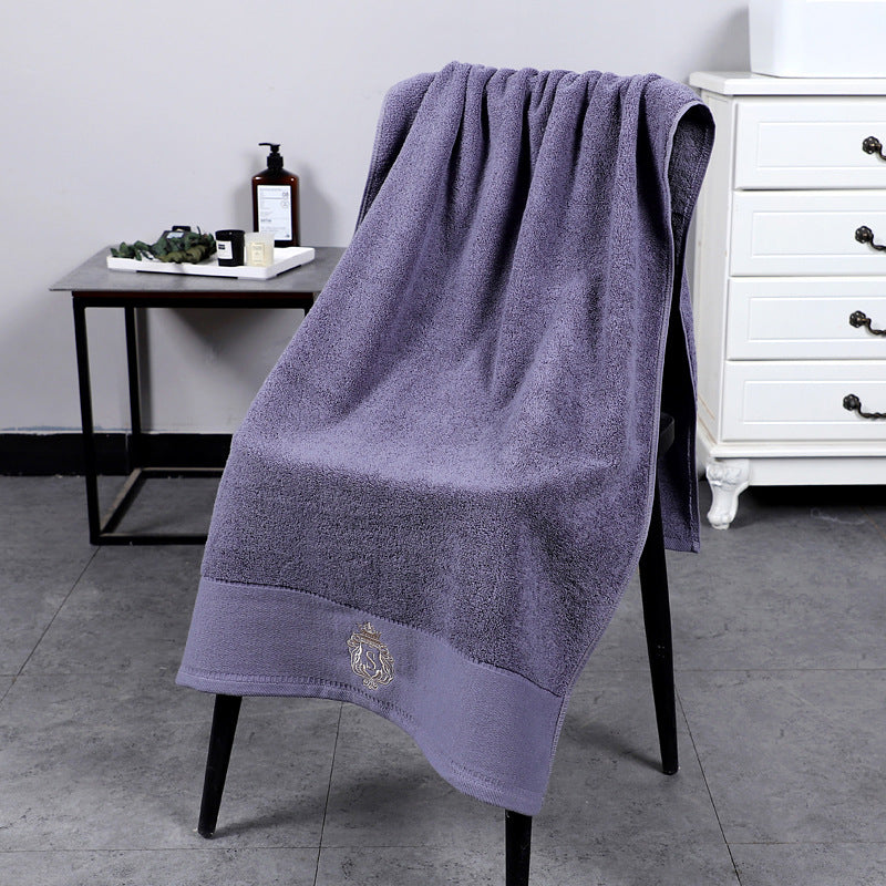 Thickened Cotton Bib Towel - Lint-Free, Soft, Durable 70x140cm