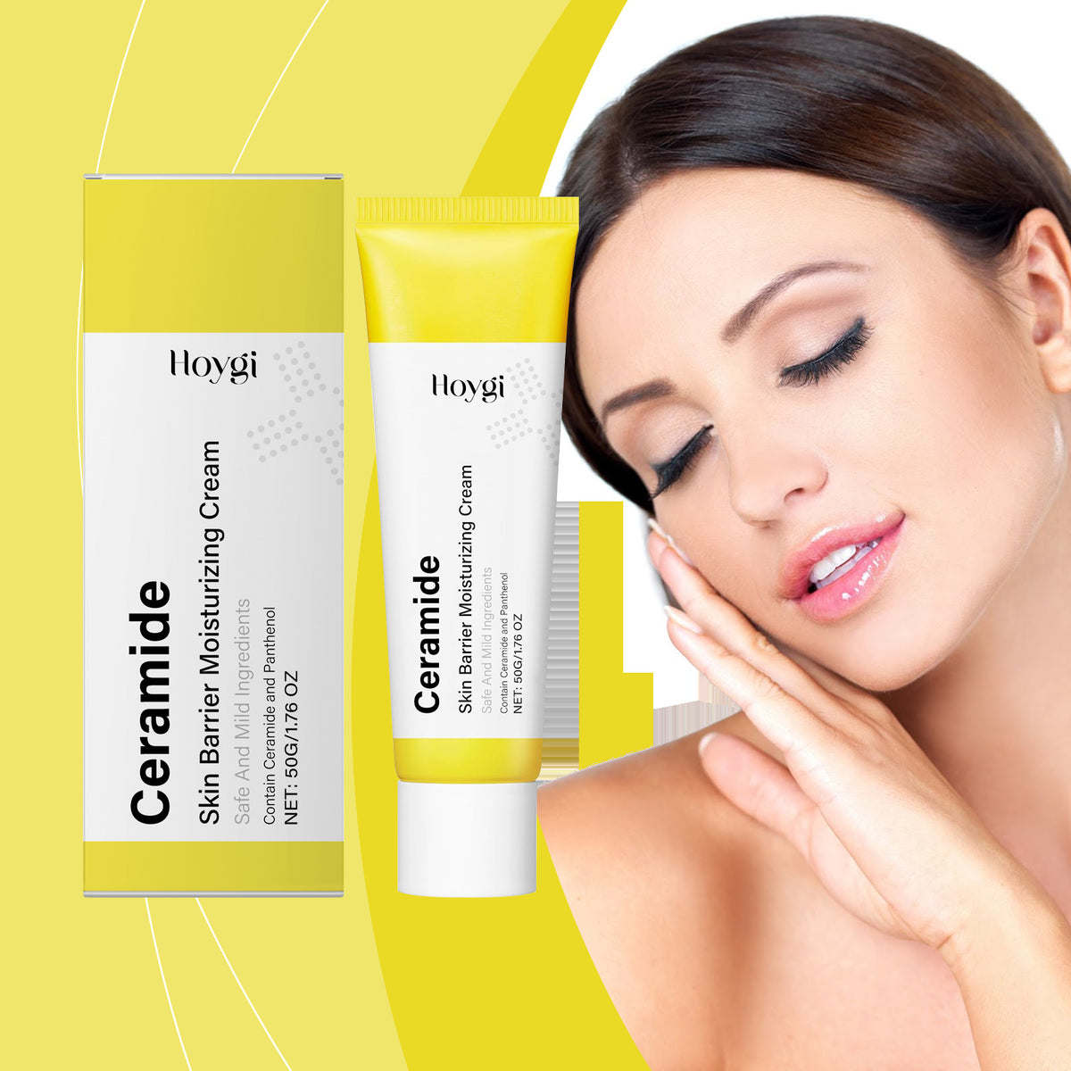 Ceramide Moisturizing Face Cream - Nourishing Hydrating Skin Care 50g
