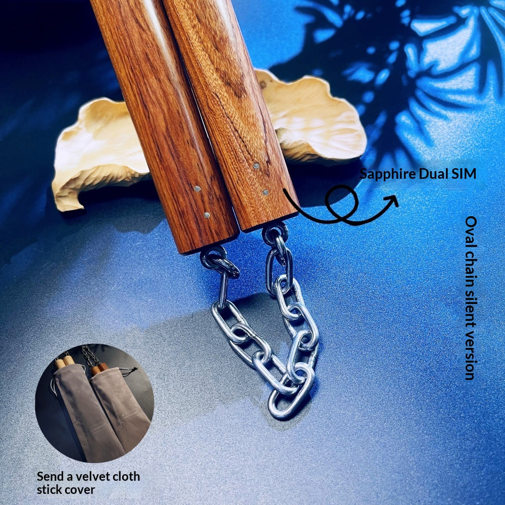 Double-Stick Self-Defense Nunchaku Set for Martial Arts & Outdoor Training