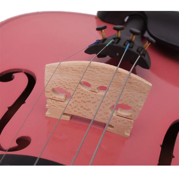 1/4 Size Pink Violin Set with Case, Bow & Rosin