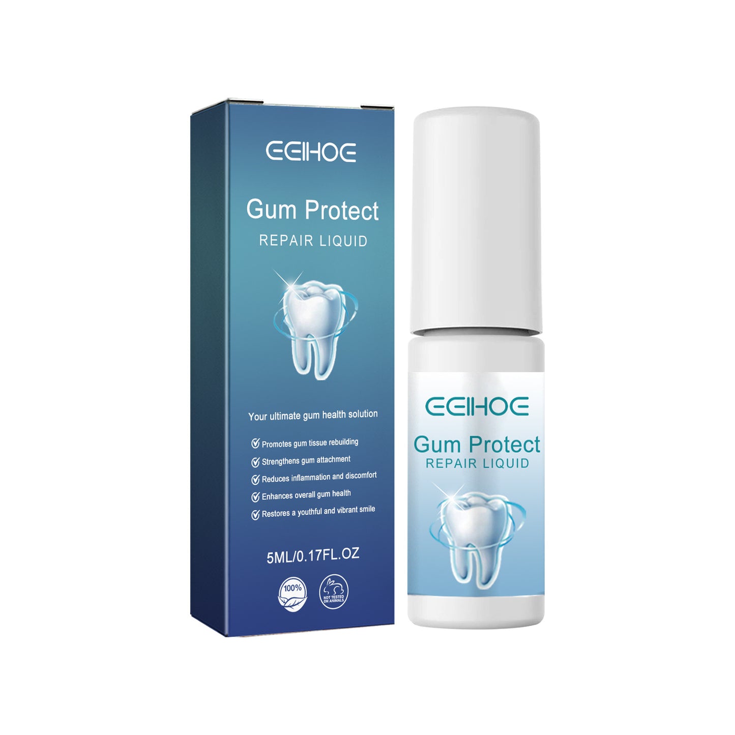 Natural Gum Repair Treatment - 30ml Oral Care Solution for Tooth Stains