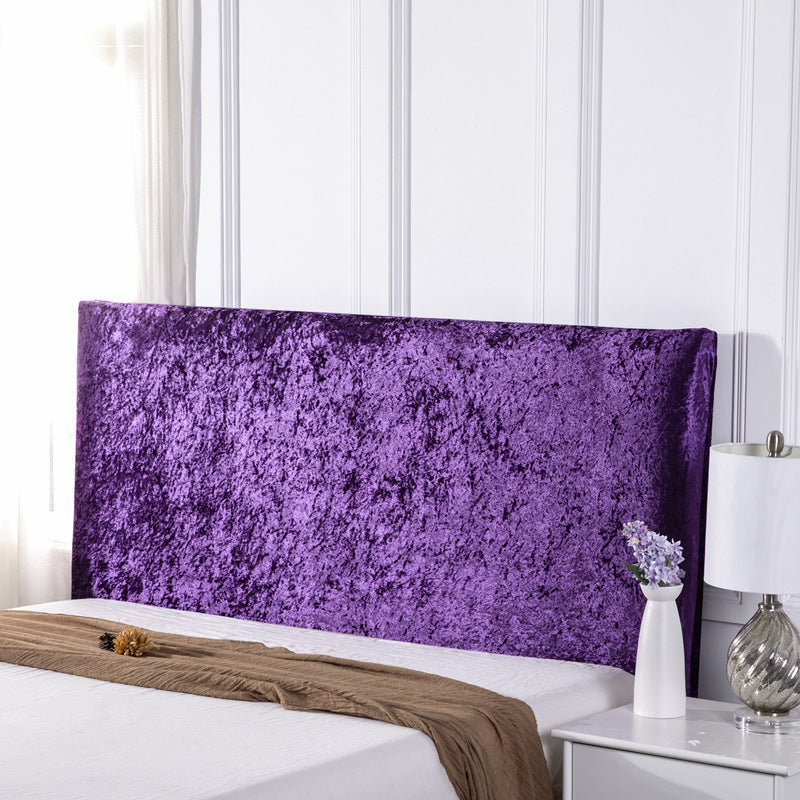 Dustproof Velvet Bed Head Cover - All Sizes & Colors Available