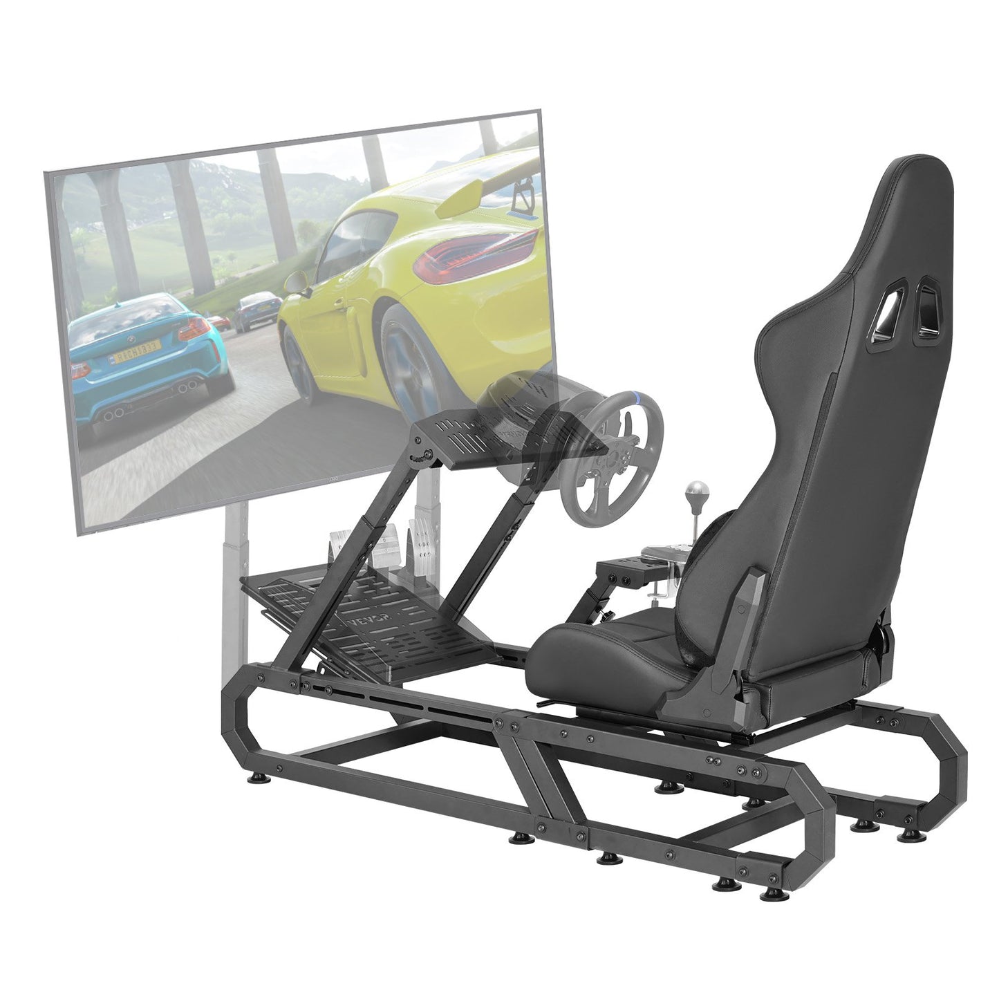 Heavy Duty Racing Wheel Stand for Logitech G923 G920 G29 - Black, Max 330LBS