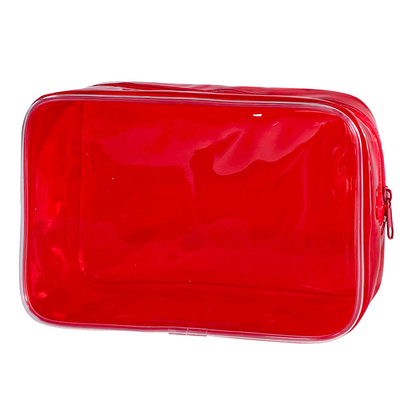 Large Capacity Transparent Cosmetic Bag Waterproof Storage Organizer