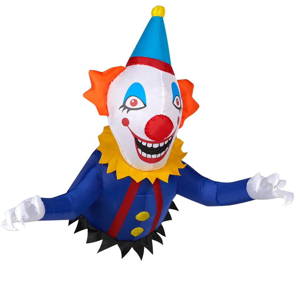 3.3 FT Halloween Inflatable Clown Decoration with LED Lights