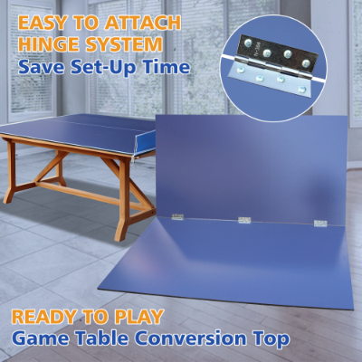 7ft Foldable Ping Pong Conversion Top for Indoor Games