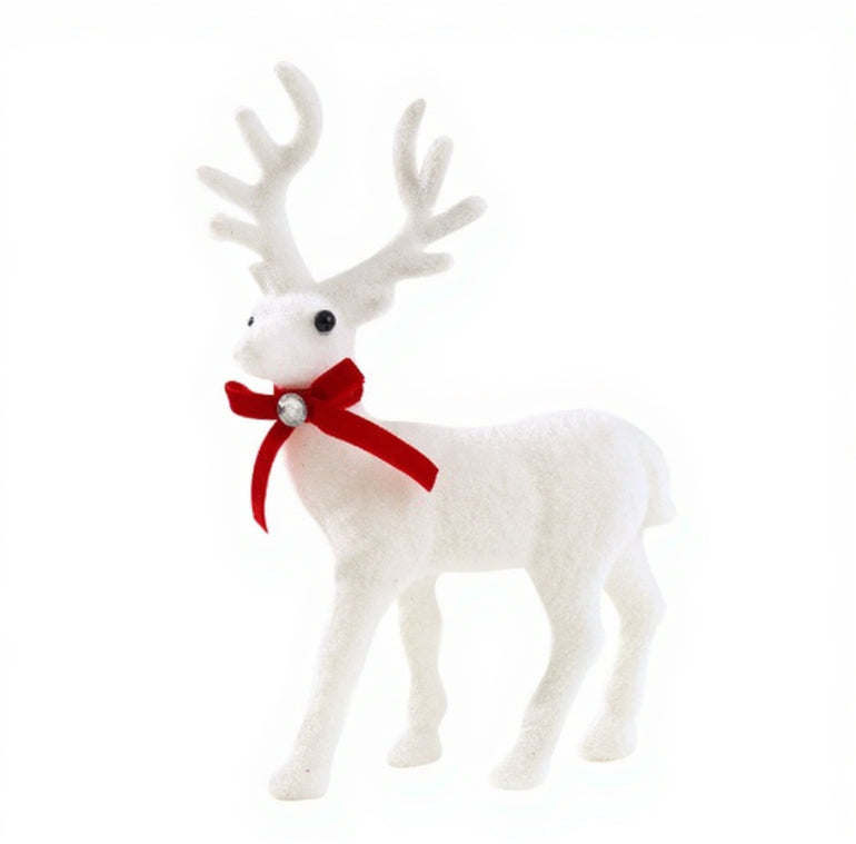 Plush Moose Christmas Deer Decoration Doll - Festive Holiday Home Decor