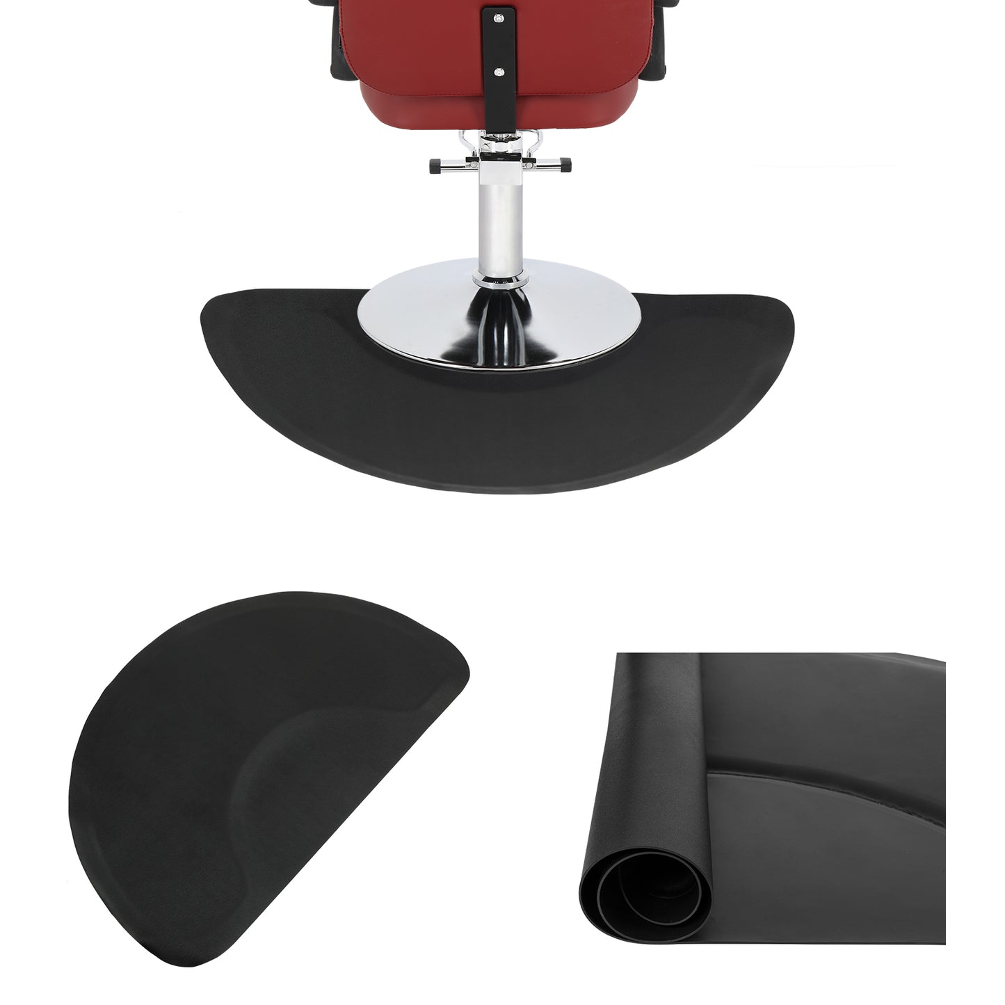 Anti-Fatigue Salon Mat 3ft x 4.5ft - Comfortable PVC Barber Floor Mat
