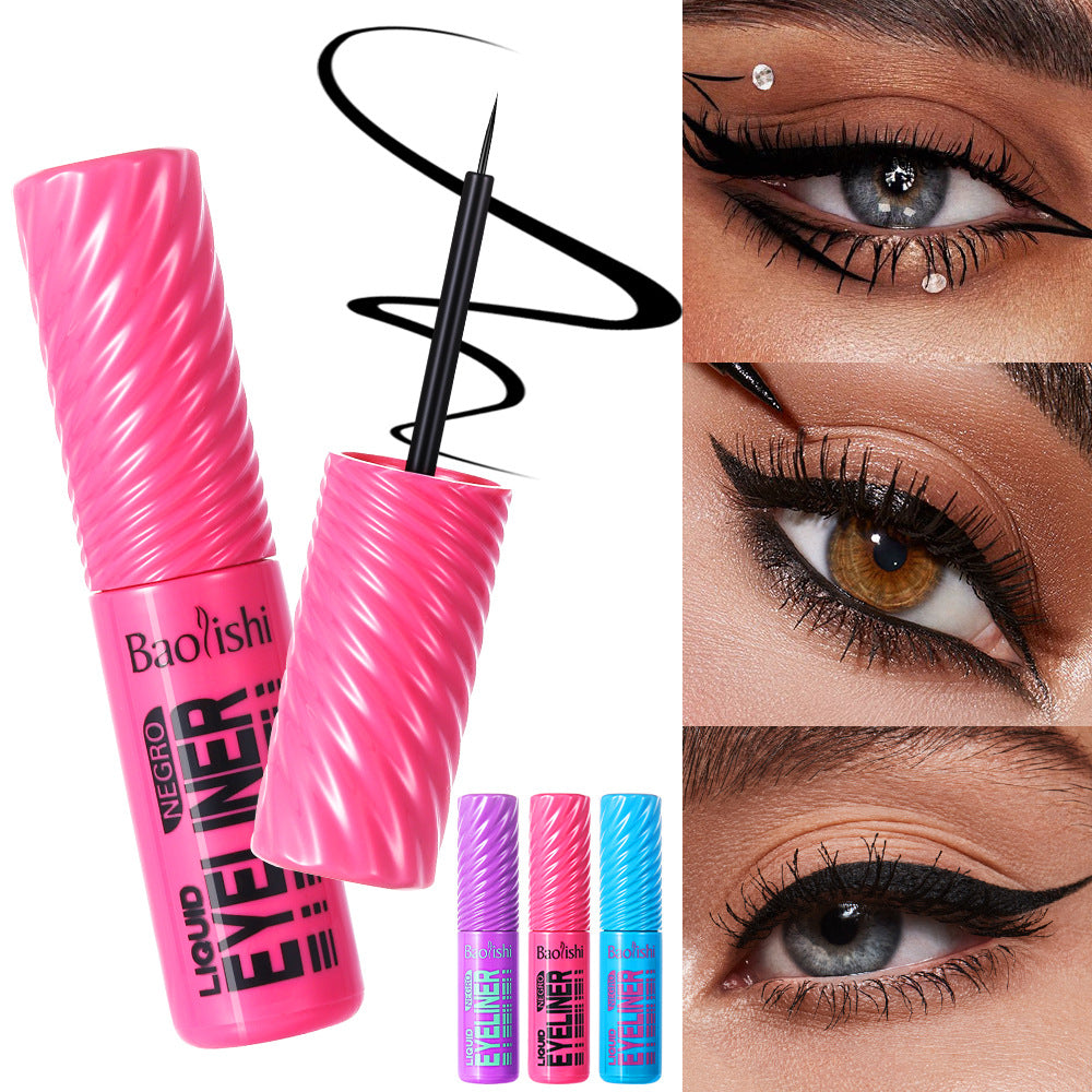 Waterproof Liquid Eyeliner Makeup Set with 3 Colors - Long-lasting, Dense Pigment