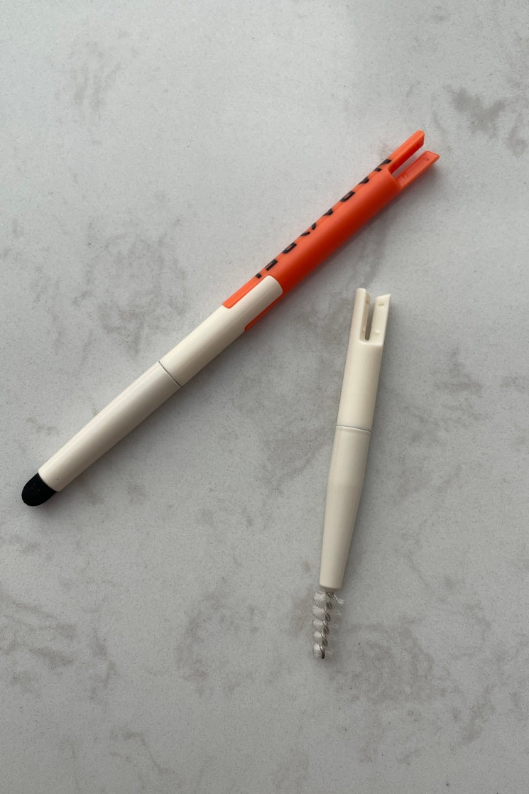 Double-Ended Eyelash Spoolie and Eyebrow Smudging Brush