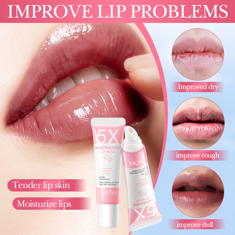 Nicotinamide Lip Moisturizer with Ceramide and Vitamin C - 10g Hydrating Lip Mask