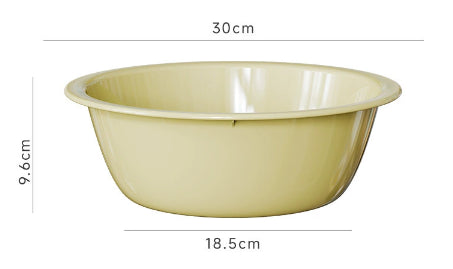 Laundry Basin 30cm Medium Lemon Yellow - Plastic Laundry Trough