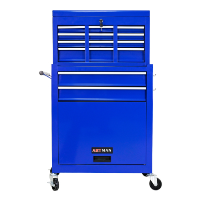 High Capacity Rolling Tool Chest with 8 Drawers and Lockable Storage