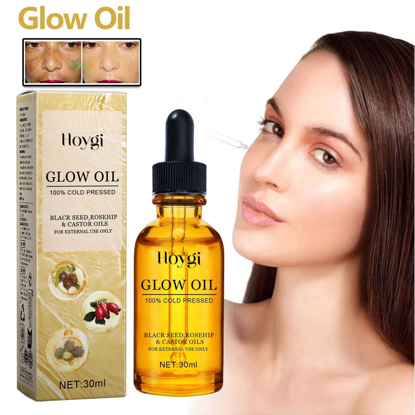 Hydrating Facial Essential Oil Blend - Moisturizing & Anti-Aging 30ml