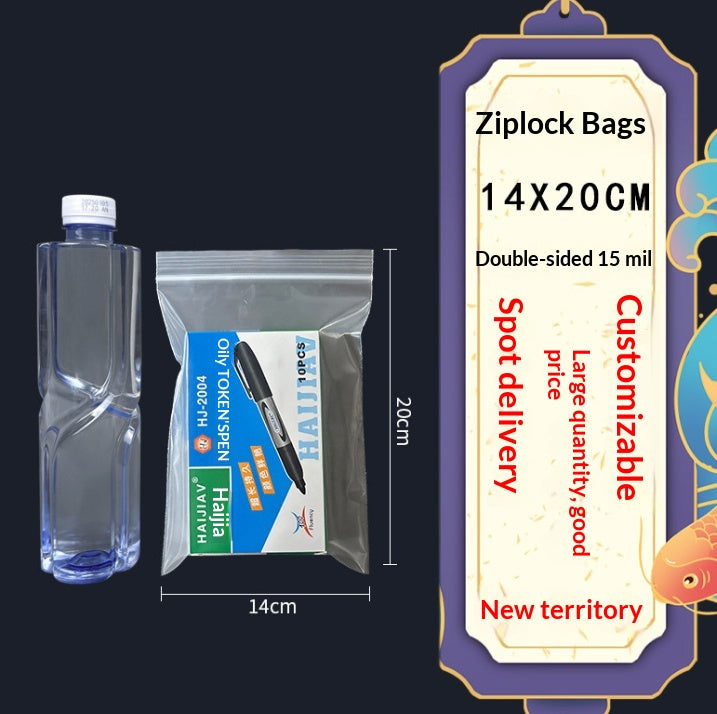 Food-Grade Plastic Packaging Bags Bulk Food Storage Bags for Kitchen