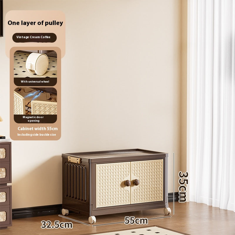 Foldable Household Storage Cabinet - Multiple Sizes & Layers