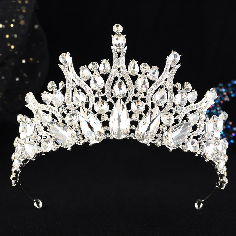 Baroque Alloy Crown Bridal Wedding Headpiece
