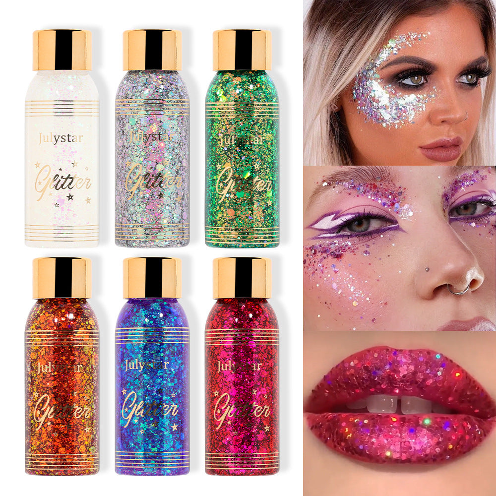 Chameleon Liquid Eyeshadow - High-Shine Glitter Gel for Face and Body