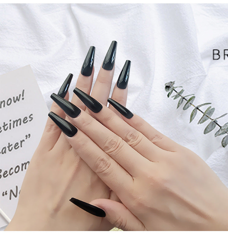 Long Nail Art Stickers and Decals Set - Multiple Colors for Elegant Nail Design