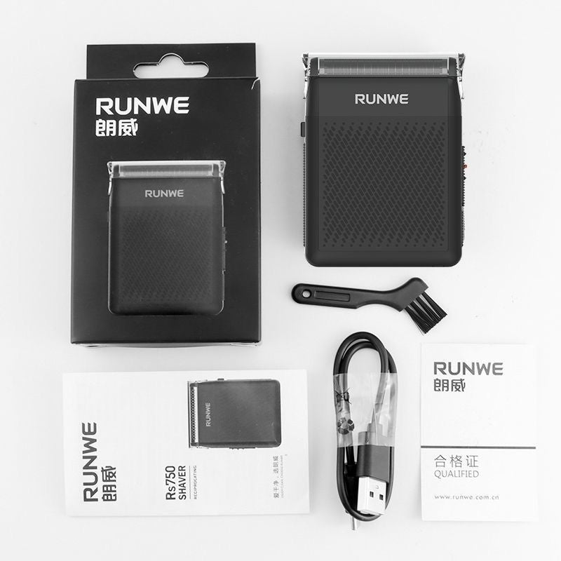 Mini USB Rechargeable Electric Razor for Dry Shaving - Compact Portable