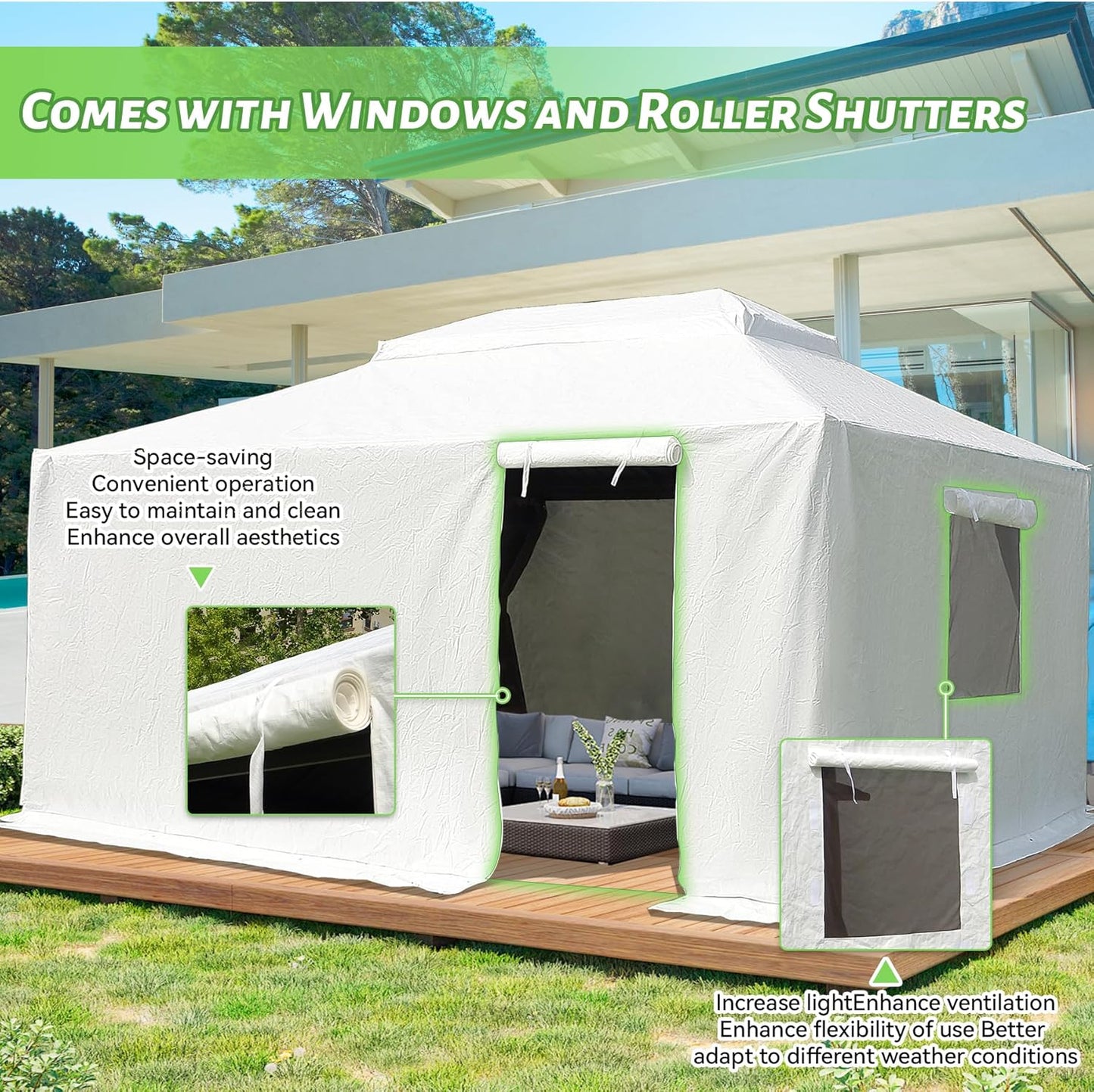 12 X14 Gazebo Cover For Hardtop Gazebos, Outdoor Universal Winter